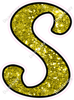 CUL 23.5" Individuals - Yellow Sparkle S