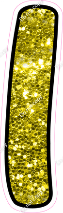 CUL 23.5" Individuals - Yellow Sparkle 1