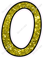 CUL 23.5" Individuals - Yellow Sparkle