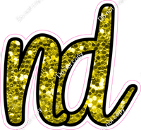 CUL 23.5" Individuals - Yellow Sparkle ND