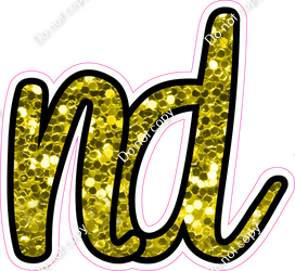 CUL 23.5" Individuals - Yellow Sparkle ND