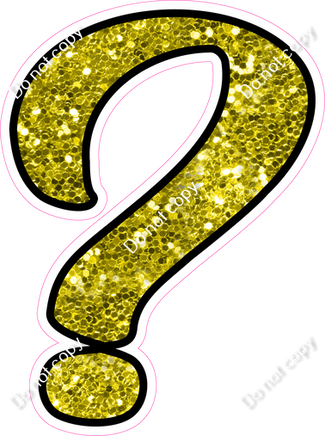 CUL 23.5" Individuals - Yellow Sparkle ?