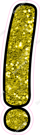 CUL 23.5" Individuals - Yellow Sparkle !