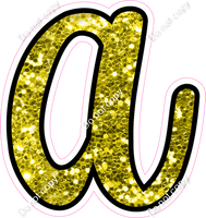 CUL 23.5" Individuals - Yellow Sparkle a