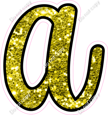 CUL 23.5" Individuals - Yellow Sparkle a