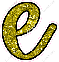 CUL 23.5" Individuals - Yellow Sparkle e