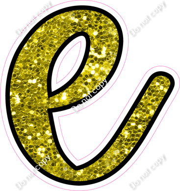 CUL 23.5" Individuals - Yellow Sparkle e