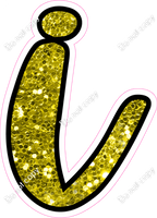 CUL 23.5" Individuals - Yellow Sparkle i