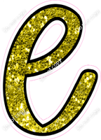 CUL 23.5" Individuals - Yellow Sparkle l