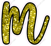 CUL 23.5" Individuals - Yellow Sparkle m