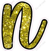 CUL 23.5" Individuals - Yellow Sparkle n