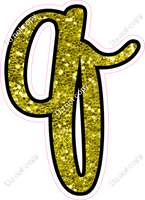 CUL 23.5" Individuals - Yellow Sparkle q