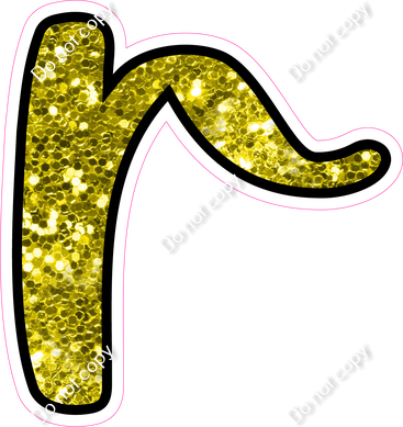 CUL 23.5" Individuals - Yellow Sparkle r