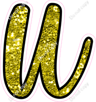 CUL 23.5" Individuals - Yellow Sparkle u