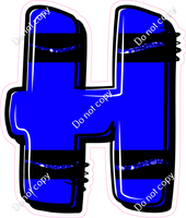 Crayon Blue 23" Individuals