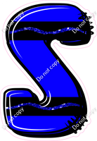 Crayon Blue 23" Individuals
