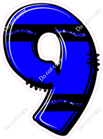 Crayon Blue 23" Individuals