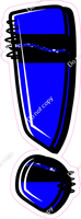 Crayon Blue 23" Individuals