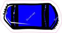 Crayon Blue 23" Individuals