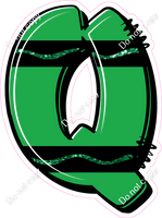 Crayon Green 23" Individuals