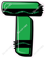 Crayon Green 23" Individuals