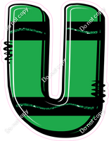 Crayon Green 23" Individuals