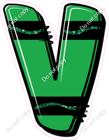Crayon Green 23" Individuals