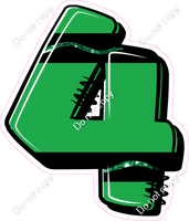 Crayon Green 23" Individuals