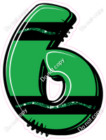 Crayon Green 23" Individuals