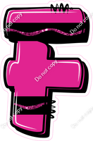 Crayon Hot Pink 23" Individuals