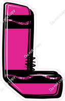 Crayon Hot Pink 23" Individuals