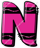 Crayon Hot Pink 23" Individuals