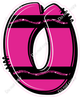 Crayon Hot Pink 23" Individuals
