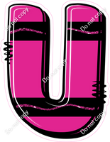 Crayon Hot Pink 23" Individuals