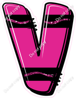 Crayon Hot Pink 23" Individuals