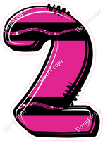 Crayon Hot Pink 23" Individuals