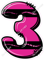 Crayon Hot Pink 23" Individuals