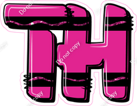 Crayon Hot Pink 23" Individuals