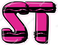 Crayon Hot Pink 23" Individuals