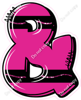 Crayon Hot Pink 23" Individuals