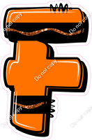 Crayon Orange 23" Individuals