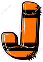 Crayon Orange 23" Individuals