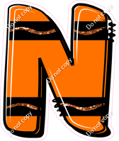 Crayon Orange 23" Individuals
