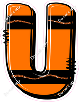 Crayon Orange 23" Individuals