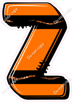 Crayon Orange 23" Individuals