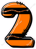 Crayon Orange 23" Individuals
