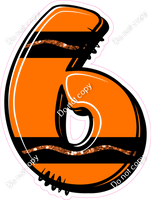 Crayon Orange 23" Individuals