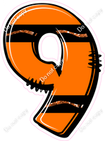 Crayon Orange 23" Individuals