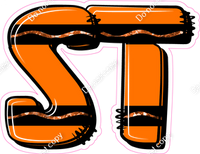 Crayon Orange 23" Individuals
