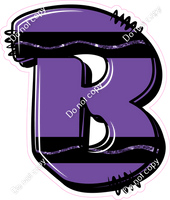 Crayon Purple 23" Individuals